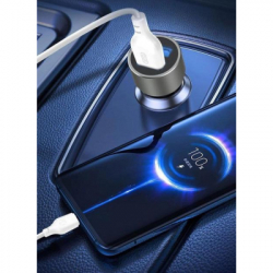 Зарядний пристрій XO TZ09 2.4A/2 USB + cable microUSB Grey (XO-TZ09M-GR) - Картинка 3