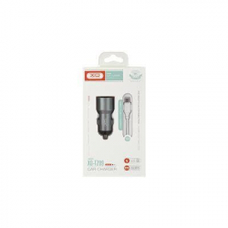 Зарядний пристрій XO TZ09 2.4A/2 USB + cable microUSB Grey (XO-TZ09M-GR) - Картинка 4