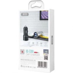 Зарядний пристрій XO TZ09 2.4A/2 USB + cable Type-C Black (XO-TZ09T-BK) - Картинка 4