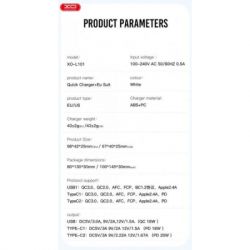 Зарядний пристрій XO L101 PD + QC3.0 (1USB/2Type-C/20W) + USB - MicroUSB White (XO-L101-WH) - Картинка 4