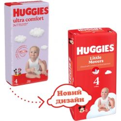  Huggies Little Movers 4 (7-18 ) M-pack, 150  (5029053583402) -  3