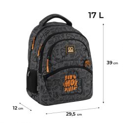 Рюкзак школьный GoPack Education 175M-5 No More Rules (GO25-175M-5) - Картинка 2