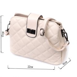 Сумка Vintage З натуральної шкіри Біла (22414) - Картинка 3