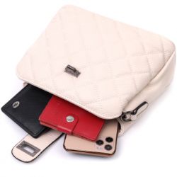 Сумка Vintage З натуральної шкіри Біла (22414) - Картинка 8