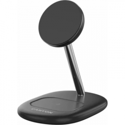   Canyon wireless charger WCS-205 15W Qi2 2in1 Black (CNS-WCS205B)