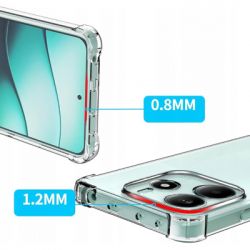 ����� ��� ���������� �������� BeCover Anti-Shock Xiaomi Redmi Note 14 4G Clear (713035) - �������� 2