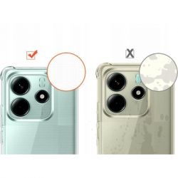 ����� ��� ���������� �������� BeCover Anti-Shock Xiaomi Redmi Note 14 4G Clear (713035) - �������� 4