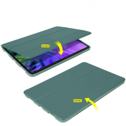 Чохол до планшета BeCover Tri Fold Hard BeCover Apple iPad Pro 11 2020/2021/2022 Dark Green (709667) - Картинка 4