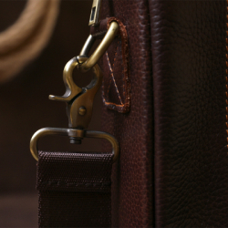 Сумка Vintage Чоловіча шкіряна Коричнева (20679) - Картинка 11