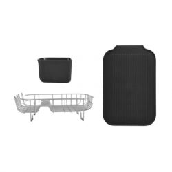 Підставка для сушки посуду KitchenAid Sinkware, 44 x 31 x 16,5 см, сірий (KEG197OSGR) - Картинка 2
