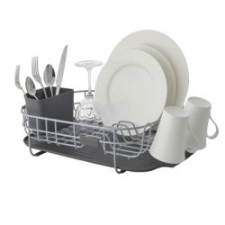 Підставка для сушки посуду KitchenAid Sinkware, 44 x 31 x 16,5 см, сірий (KEG197OSGR) - Картинка 4