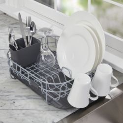 Підставка для сушки посуду KitchenAid Sinkware, 44 x 31 x 16,5 см, сірий (KEG197OSGR) - Картинка 5