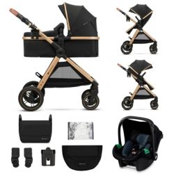 Коляска Kinderkraft 3 в 1 Esme Pure Black (KSESME00BLK3000) (5902533925698) - Картинка 12