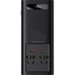 ������������� �������� 12V/220V 500W Super Si Power Inverter CN/EU Black Baseus (CGNB000101) - �������� 2