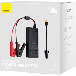 ������������� �������� 12V/220V 500W Super Si Power Inverter CN/EU Black Baseus (CGNB000101) - �������� 8