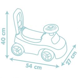 Чудомобіль Smoby Little Котик 54 х 27 х 40 см, 10 міс.+ (140503) - Картинка 3