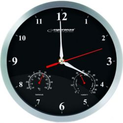   Esperanza Wall Clock Washington 30  Black (EHC008K)