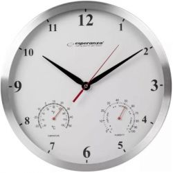   Esperanza Wall Clock Washington 30  White (EHC008W)