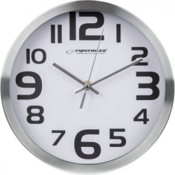 ��������� ���� Esperanza Wall Clock Zurich 25 �� White (EHC013W)
