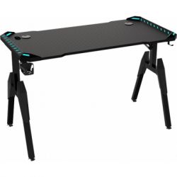 Компьютерный стол GT Racer T-1444 (140x60x73) Black - Картинка 2