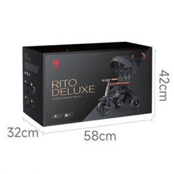 Детский велосипед QPlay Rito Deluxe Складаний Триколісний Green (S380-17RitoDeluxeGreen) - Картинка 4