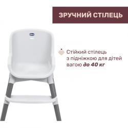 Стілець для годування Chicco Polly Zest, білий (87170.77) - Картинка 3