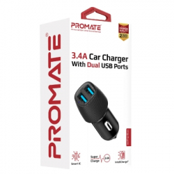 Зарядний пристрій Promate 17W 2xUSB (voltrip-duo.black) - Картинка 2