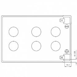 Батарея для ИБП Батарея к ИБП CSB 12В 12 Ач (GPL12120 F2) - Картинка 4