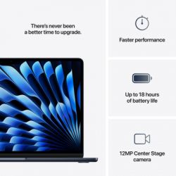 Ноутбук Apple MacBook Air 13 M4 A3241 Midnight (MW1L3UA/A) - Картинка 8