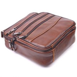 Сумка Vintage Мужская из натуральной кожи Коричневая (21275) - Картинка 5