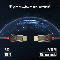 Кабель мультимедійний HDMI M to HDMI M 15.0m V2.0 Promate (prolink4k60-15m) - Картинка 6