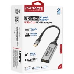 Адаптер USB-C to HDMI medialink-8k.grey Promate (medialink-8k.grey) - Картинка 2