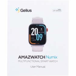 Смарт-годинник Gelius Pro GP-SW009 (Amazwatch Numix) Black (2099900996863) - Картинка 8