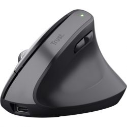 Мышка Trust Bayo+ Ergonomic Wireless/Bluetooth Black (25146) - Картинка 3