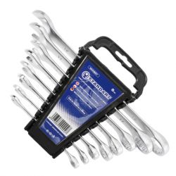 Ключ Стандарт ріжково-накидний 8 шт. 8-19 мм на холдері (NKK8ST) - Картинка 2