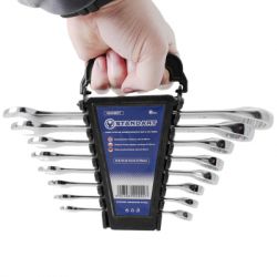 Ключ Стандарт ріжково-накидний 8 шт. 8-19 мм на холдері (NKK8ST) - Картинка 4