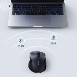 Мышка Ugreen MU006 Ergonomic Wireless Gray/Black (15063) - Картинка 9