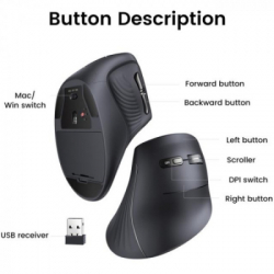 ����� UGREEN MU008 Vertical Wireless Black (25444) - �������� 5