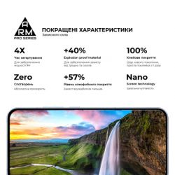 Стекло защитное Armorstandart Pro OPPO Reno13 5G Black (ARM81869) - Картинка 5