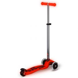 Самокат Micro Maxi Deluxe Glow LED Червона аура (MMD368) - Картинка 3
