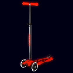 Самокат Micro Maxi Deluxe Glow LED Червона аура (MMD368) - Картинка 5