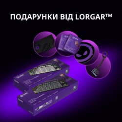 ��������� Lorgar Azar 514TKL RGB Mechanical USB UA Black/Grey (LRG-GK514TKL-BK-UA) - �������� 12