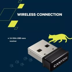 �������� Canyon HSET-W6 Kitty Edition Wireless UA Blue (CNS-HSETW6BL) - �������� 8
