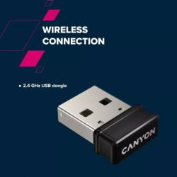 Клавиатура Canyon HKB-W03 Wireless Beige (CNS-HKBW03BG) - Картинка 10