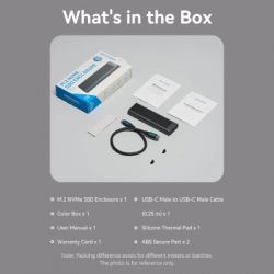 ������ �������� Vention SSD M.2 (NVME) M-key USB Type-C 3.2 10Gbps Heat Sink Aluminum (KPKH0) - �������� 12