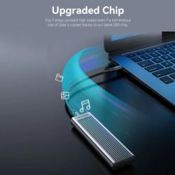 ������ �������� Vention SSD M.2 (NVME) M-key USB Type-C 3.2 10Gbps Heat Sink Aluminum (KPKH0) - �������� 5