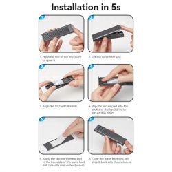 ������ �������� Vention SSD M.2 (NVME) M-key USB Type-C 3.2 10Gbps Heat Sink Aluminum (KPKH0) - �������� 9