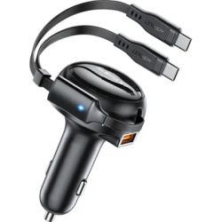   Acefast 3xUSB 53W (2xUSB-C+USB-A) + cable USB-C 2in1 B13 (6974316282921) -  3