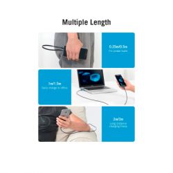 Дата кабель USB 2.0 AM to Micro 5P 0.5m Black Vention (VAS-A08-B050) - Картинка 11