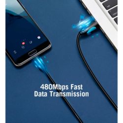 Дата кабель USB 2.0 AM to Micro 5P 0.5m Black Vention (VAS-A08-B050) - Картинка 4